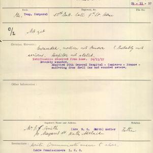 Soldier packet page