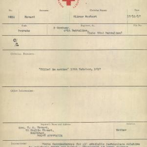 Soldier packet page
