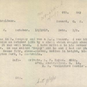 Soldier packet page