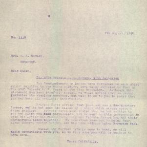 Soldier packet page