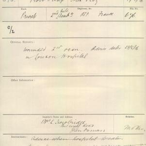 Soldier packet page