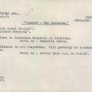 Soldier packet page