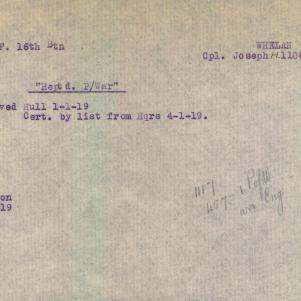 Soldier packet page