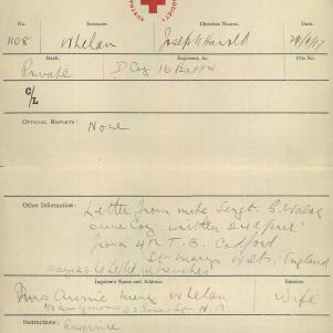 Soldier packet page