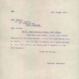 Soldier packet page