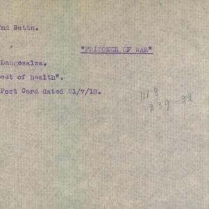Soldier packet page