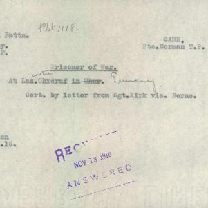 Soldier packet page