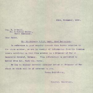 Soldier packet page