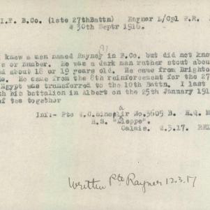 Soldier packet page