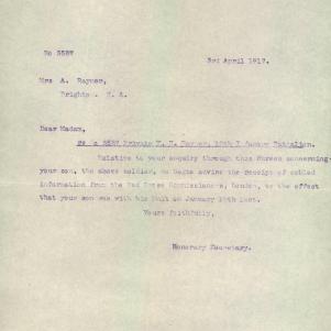 Soldier packet page