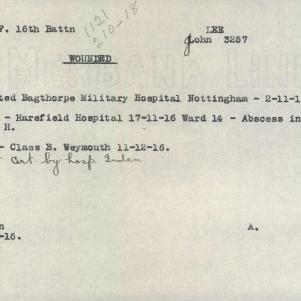 Soldier packet page