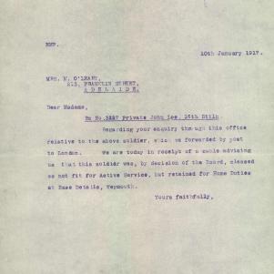 Soldier packet page