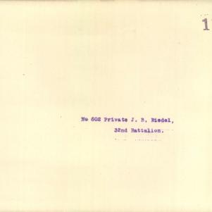 Soldier packet page
