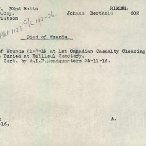 Soldier packet page