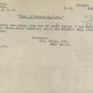 Soldier packet page