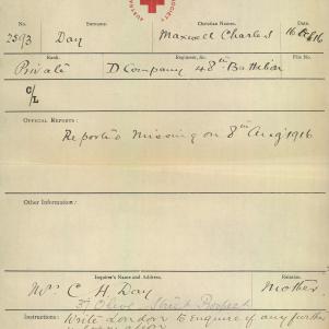 Soldier packet page