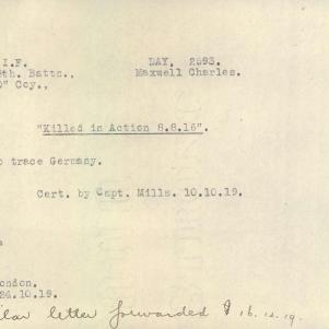 Soldier packet page