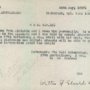 Soldier packet page