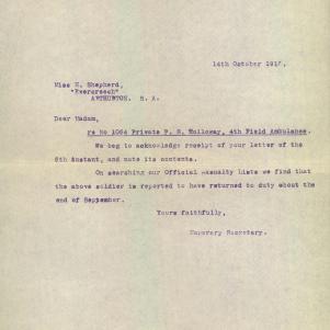 Soldier packet page
