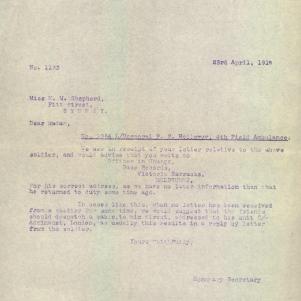 Soldier packet page