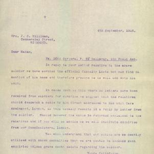 Soldier packet page