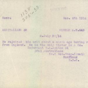 Soldier packet page