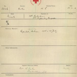 Soldier packet page