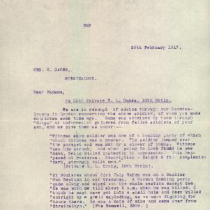 Soldier packet page