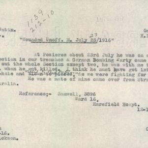 Soldier packet page