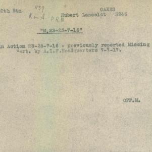 Soldier packet page