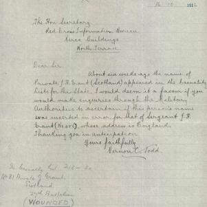 Soldier packet page