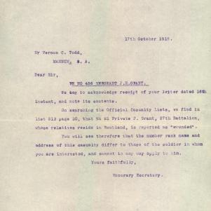Soldier packet page
