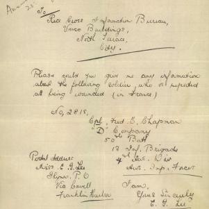 Soldier packet page