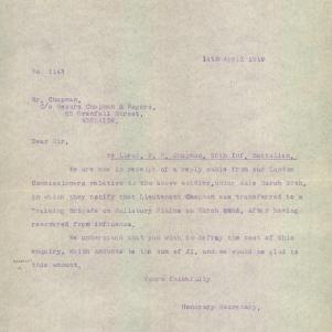 Soldier packet page