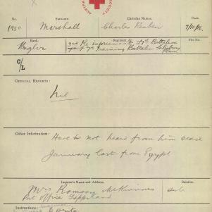 Soldier packet page