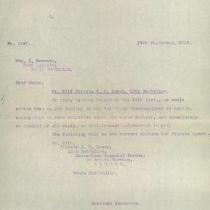 Soldier packet page