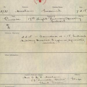 Soldier packet page