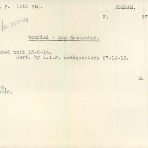 Soldier packet page