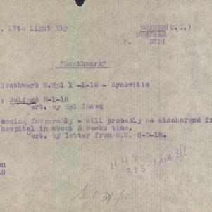 Soldier packet page