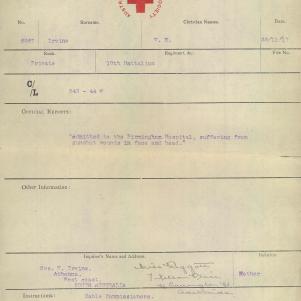 Soldier packet page