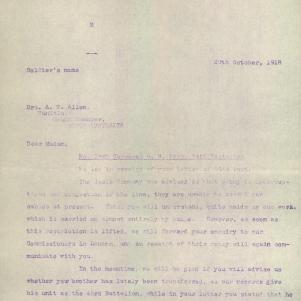 Soldier packet page