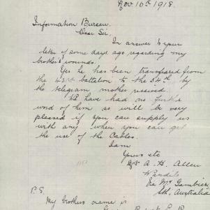 Soldier packet page