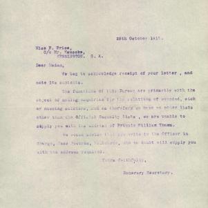 Soldier packet page