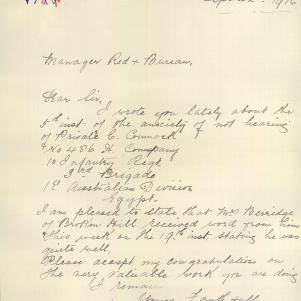 Soldier packet page