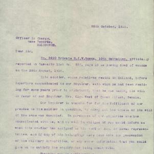 Soldier packet page
