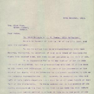 Soldier packet page