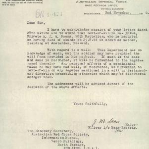 Soldier packet page
