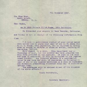 Soldier packet page