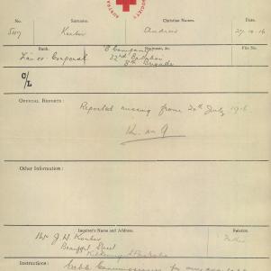 Soldier packet page