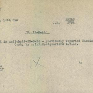 Soldier packet page